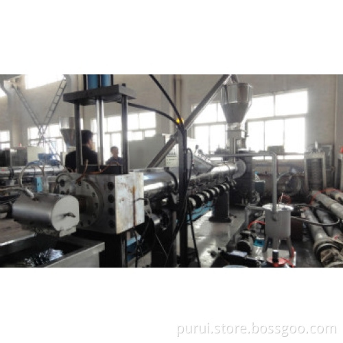 PS rigid flakes pelletizing machine